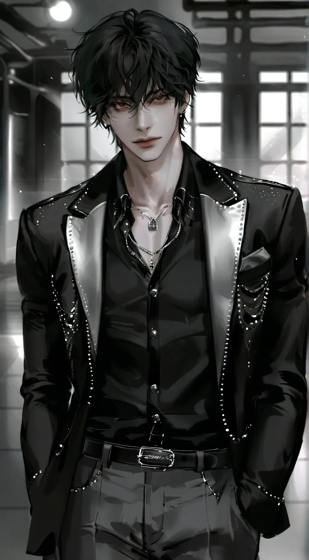 ai character: Xavier  background