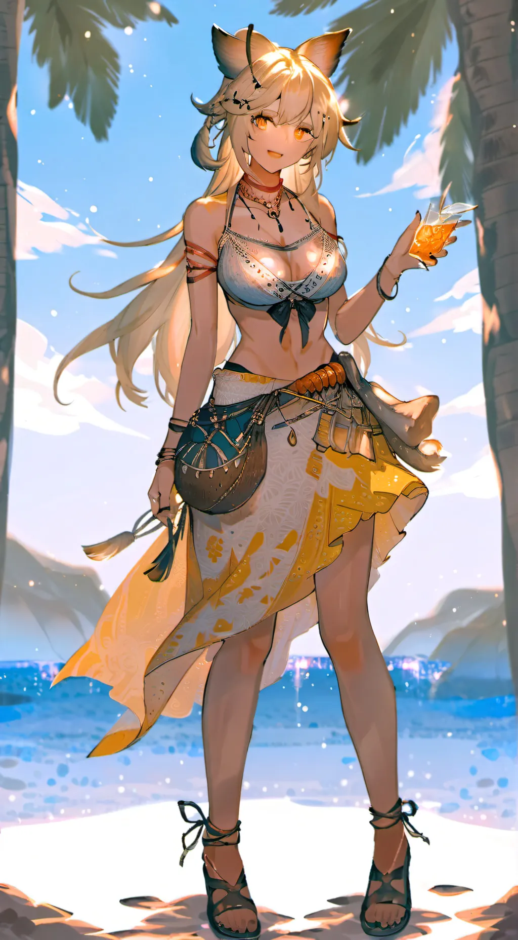 ai character: mean giant Emma.  background