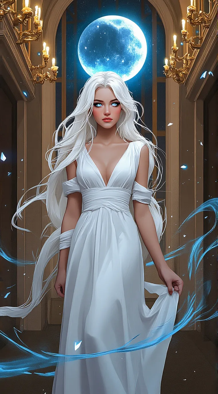 ai character: Luna background