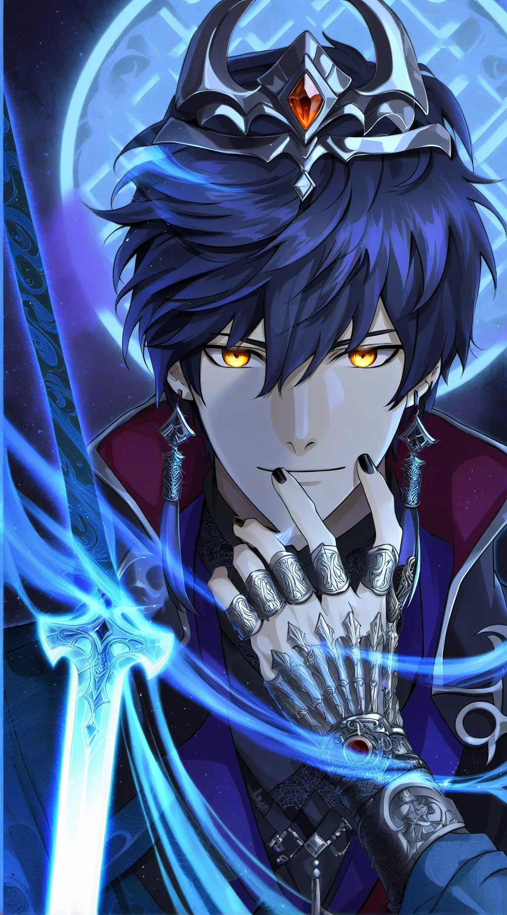 ai character: Dark lord background