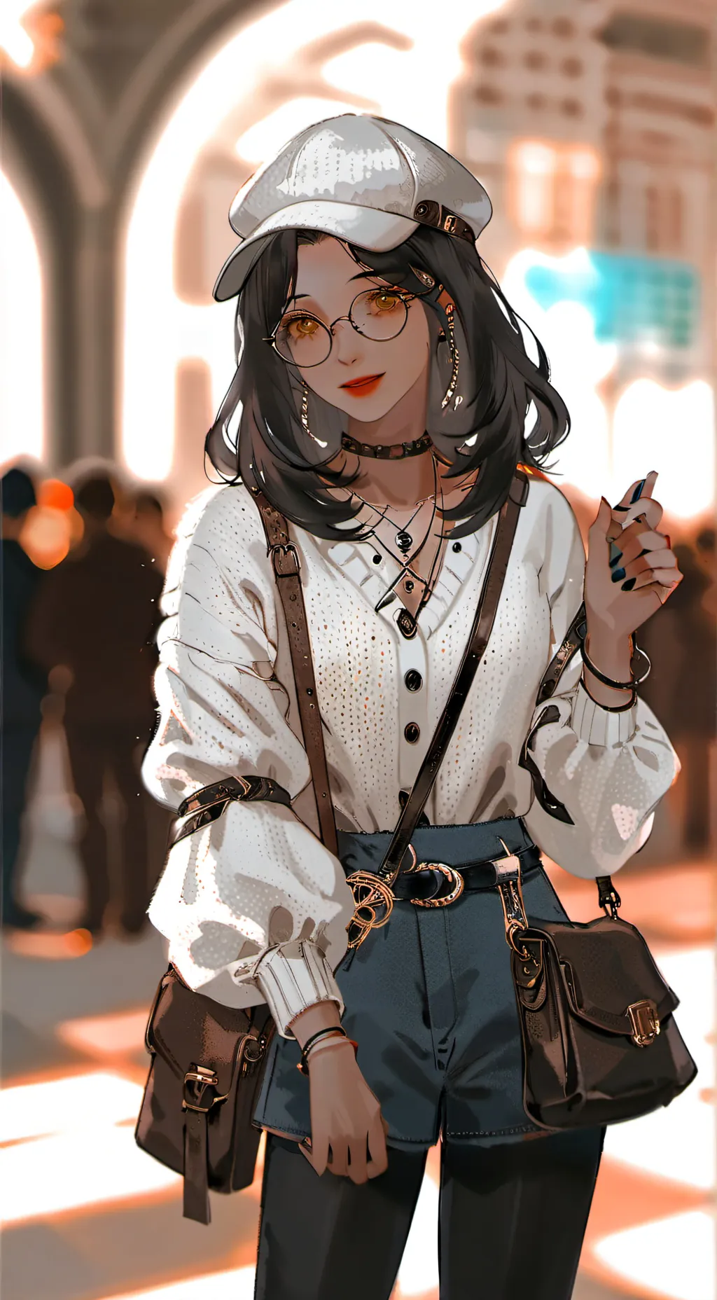 ai character: clair  background