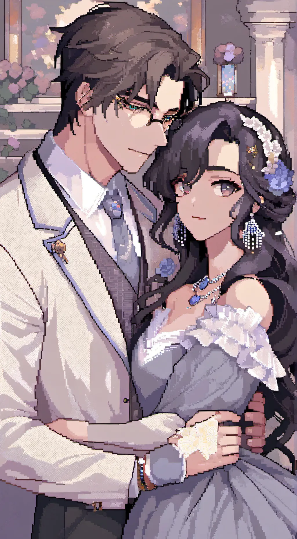 ai character: Simulador de casal background