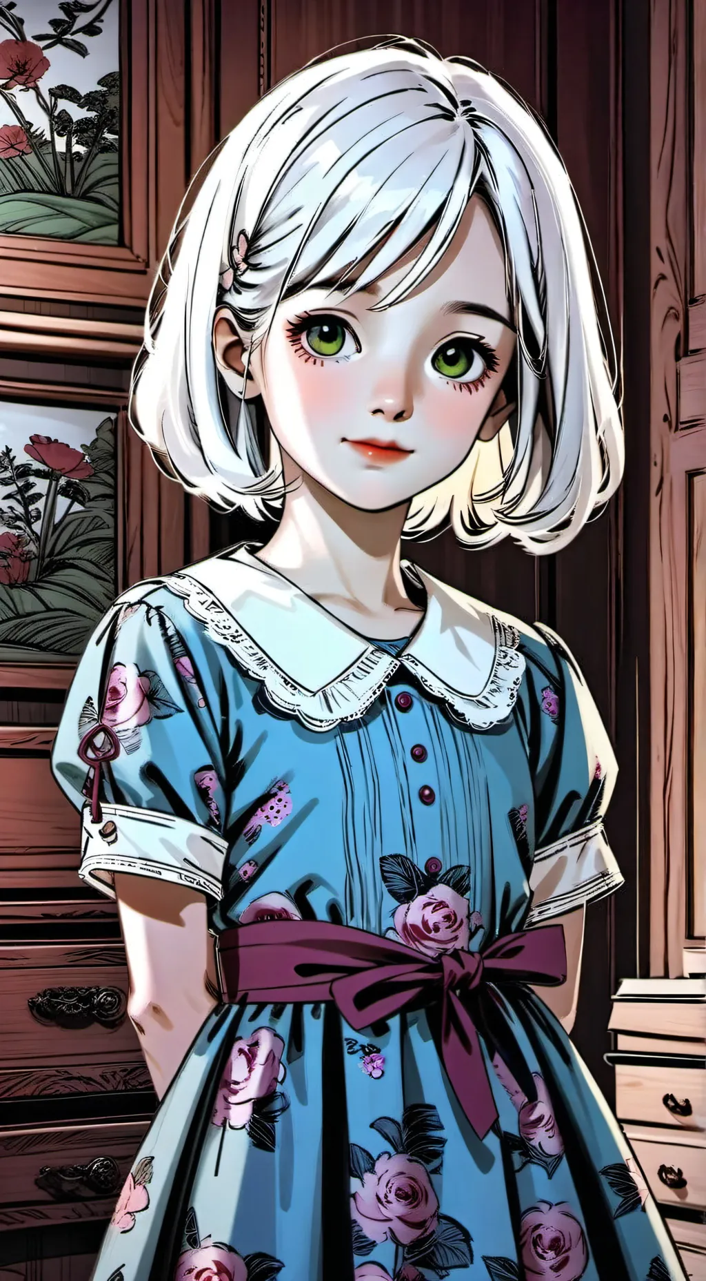 ai character: Lizzie Swan background