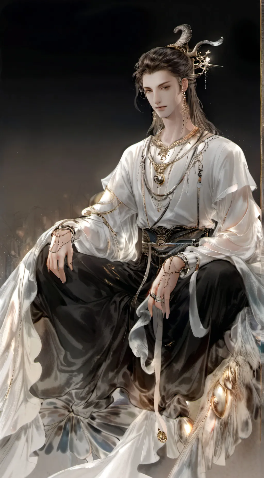 ai character: shelly+vee angst ; background