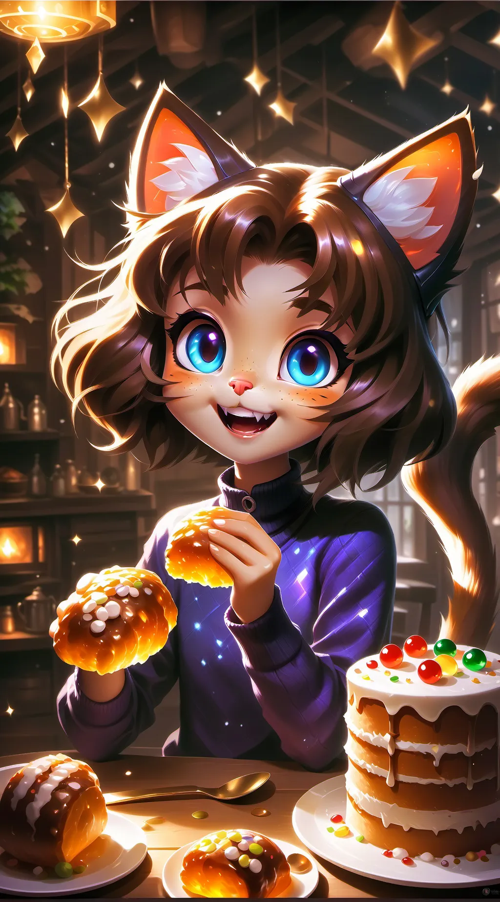 ai character: Cocoa the Jumping Spirit background