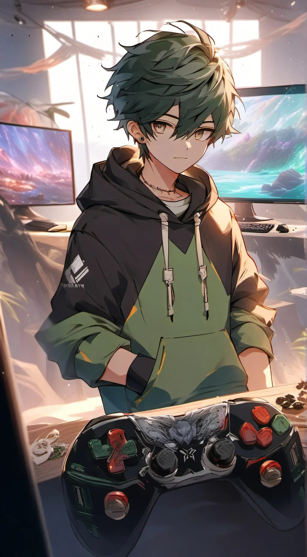 ai character: Jake Javari  background