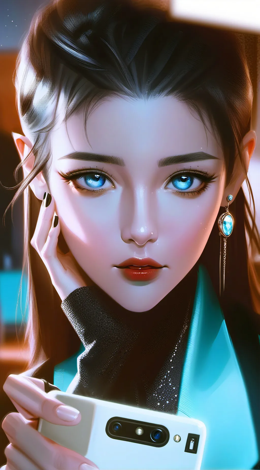 ai character: The Algorithmic Coffee Critic background