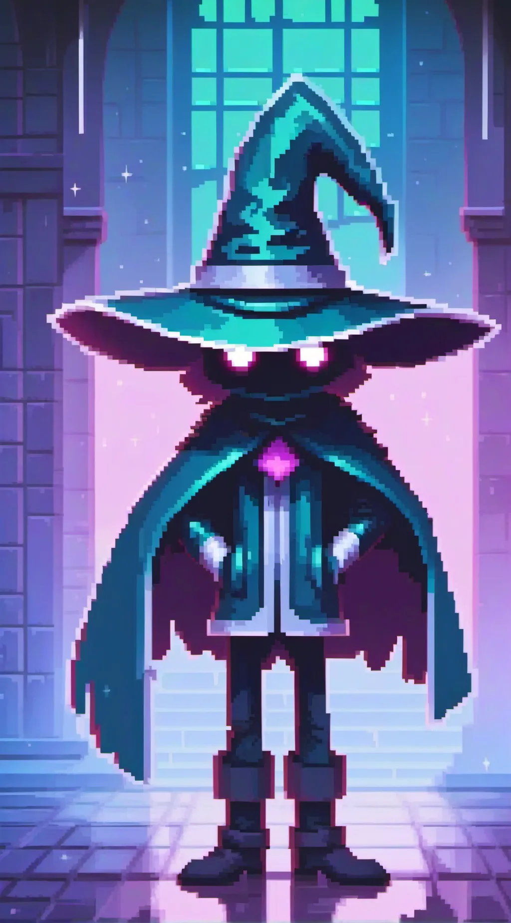 ai character: ralsei<3 background