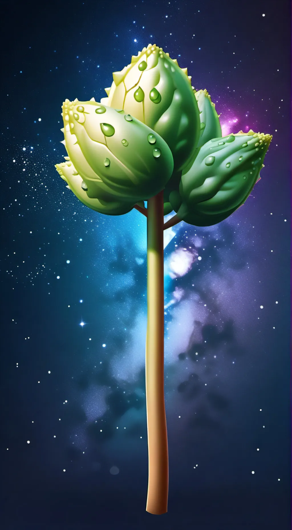 ai character: sugarla fruit background