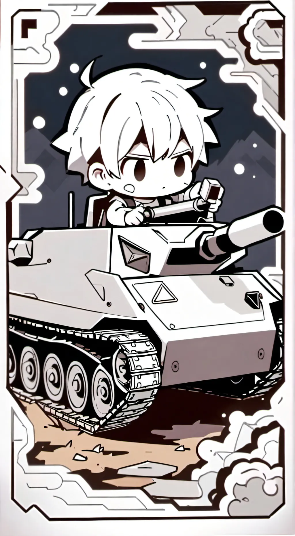 ai character: Tank baby background
