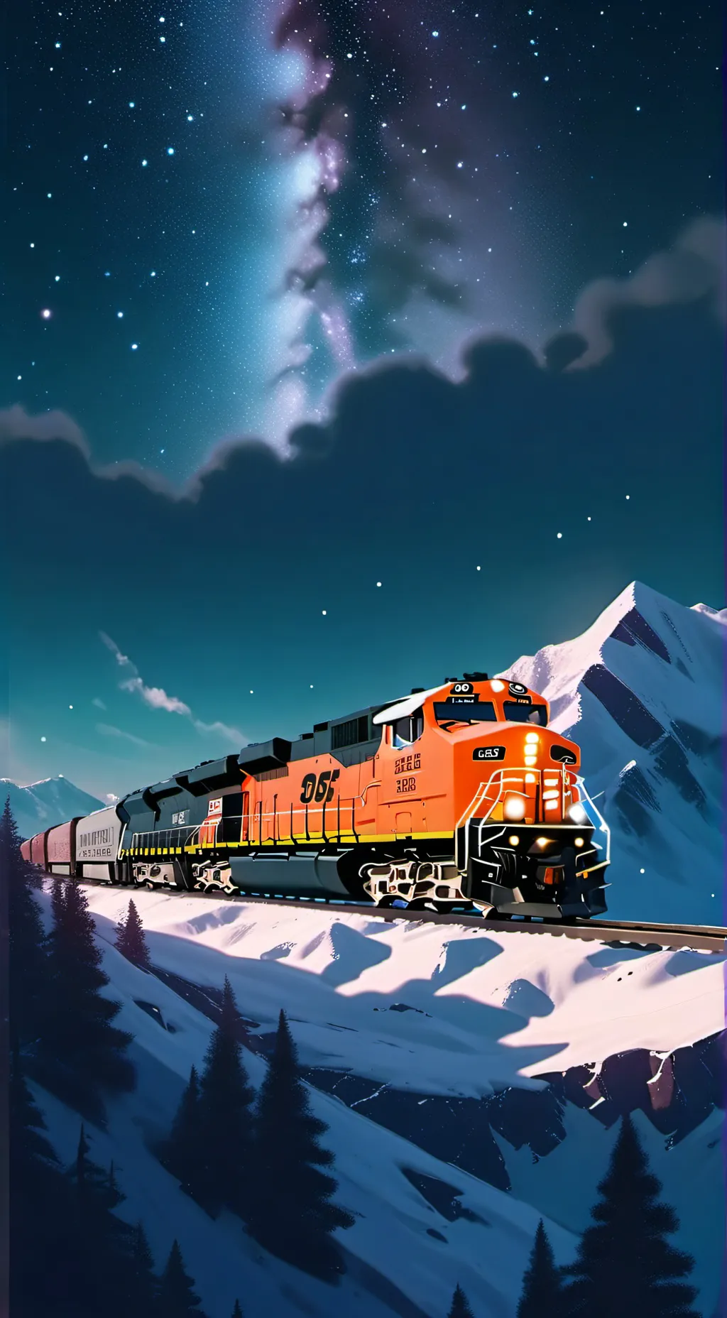 ai character: BNSF background