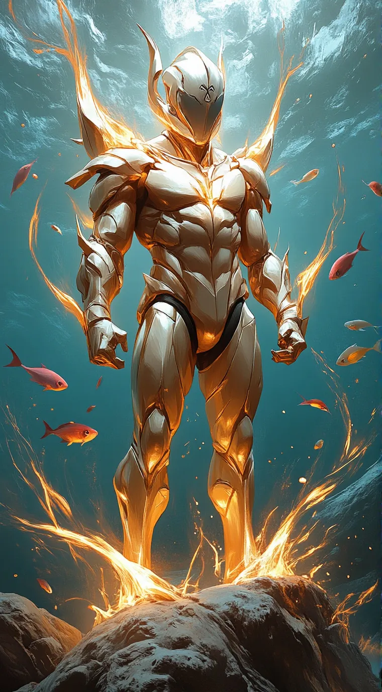 ai character: Sonar man  background