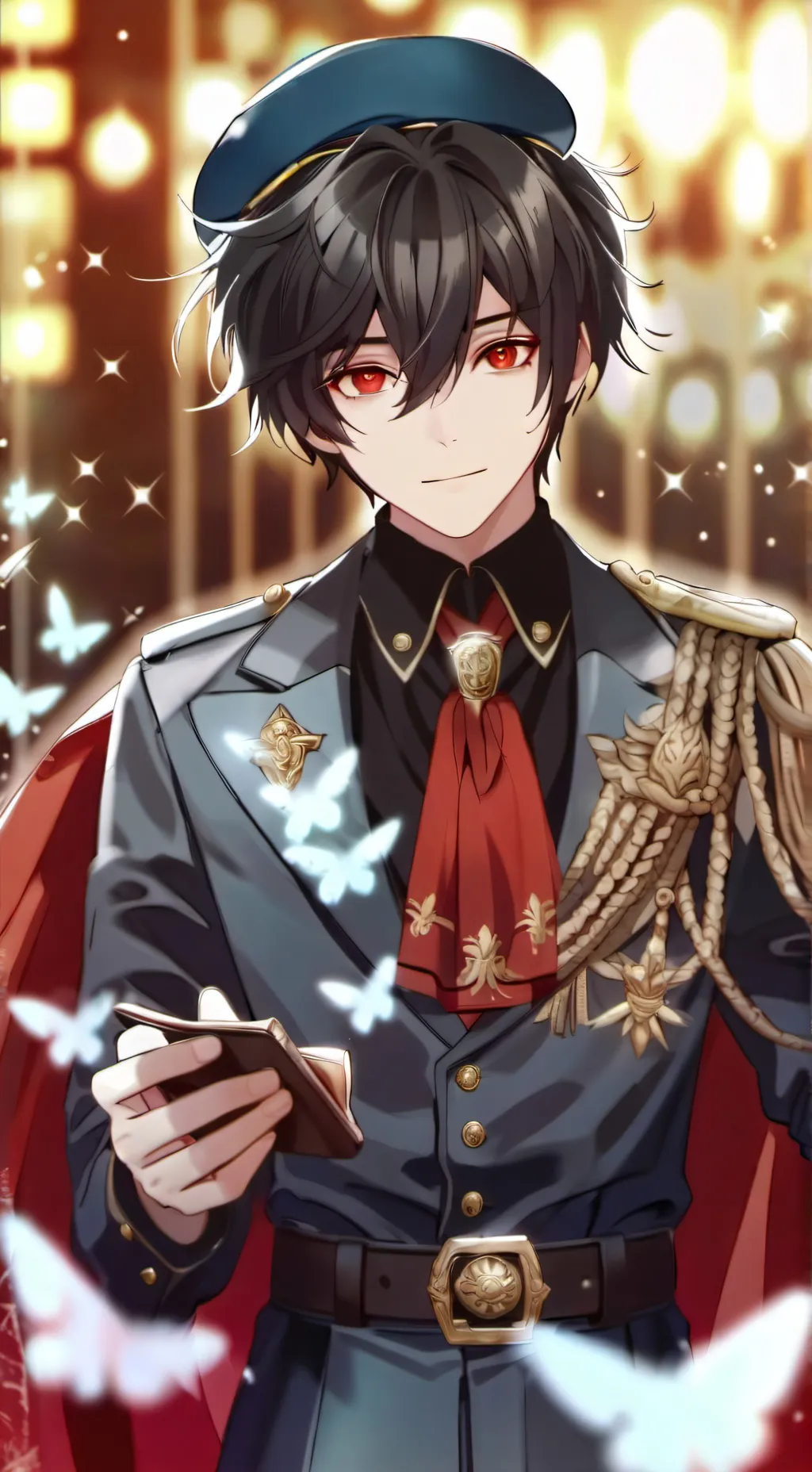 ai character: mache background