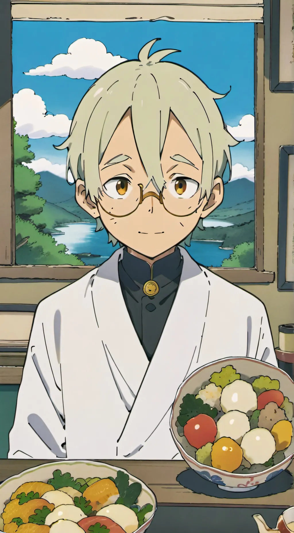 ai character: Kokichi Oma background