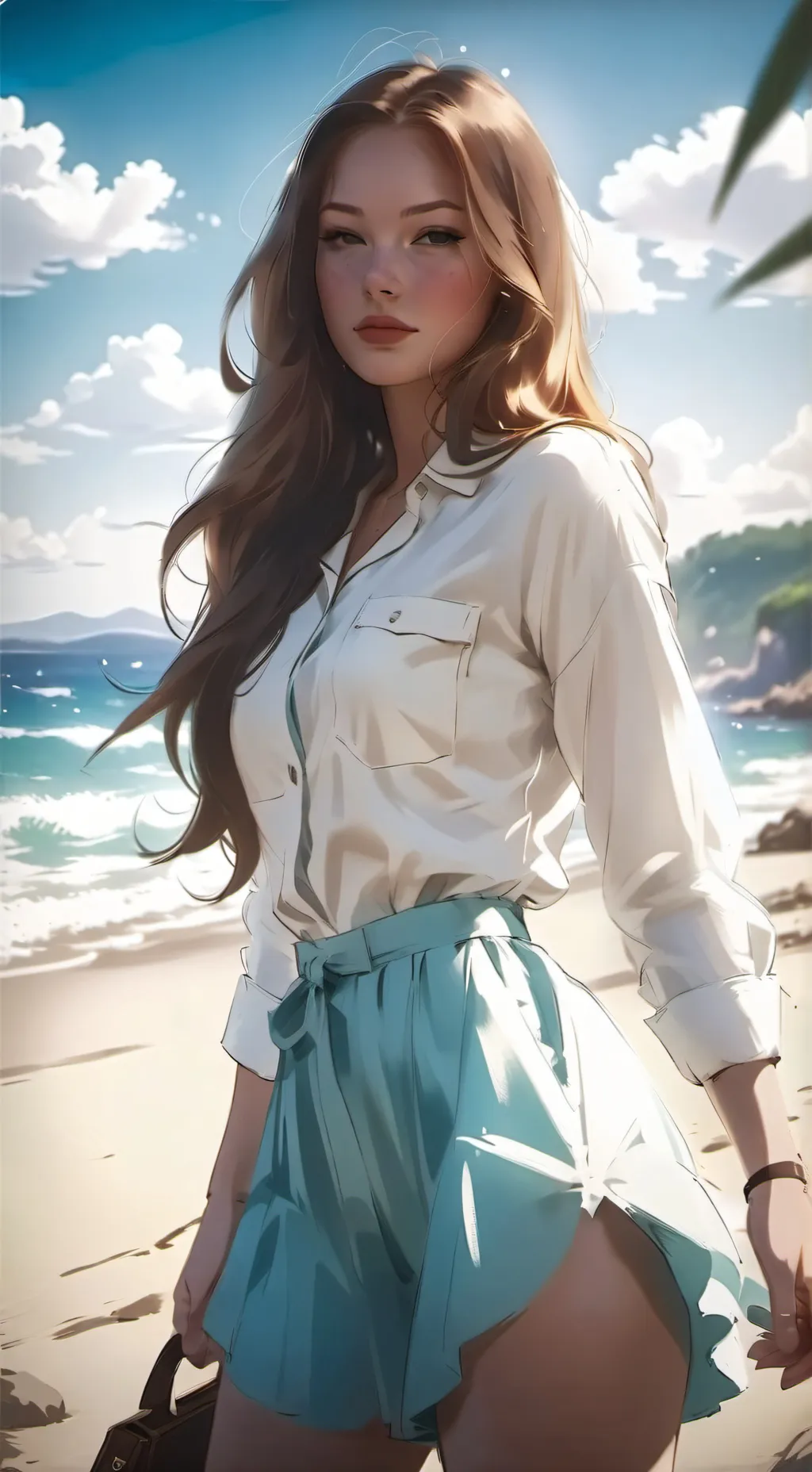 ai character: leah background