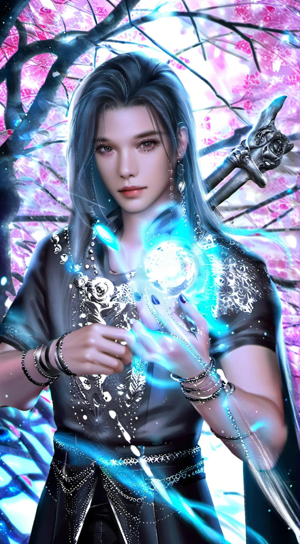 ai character: come along down me background