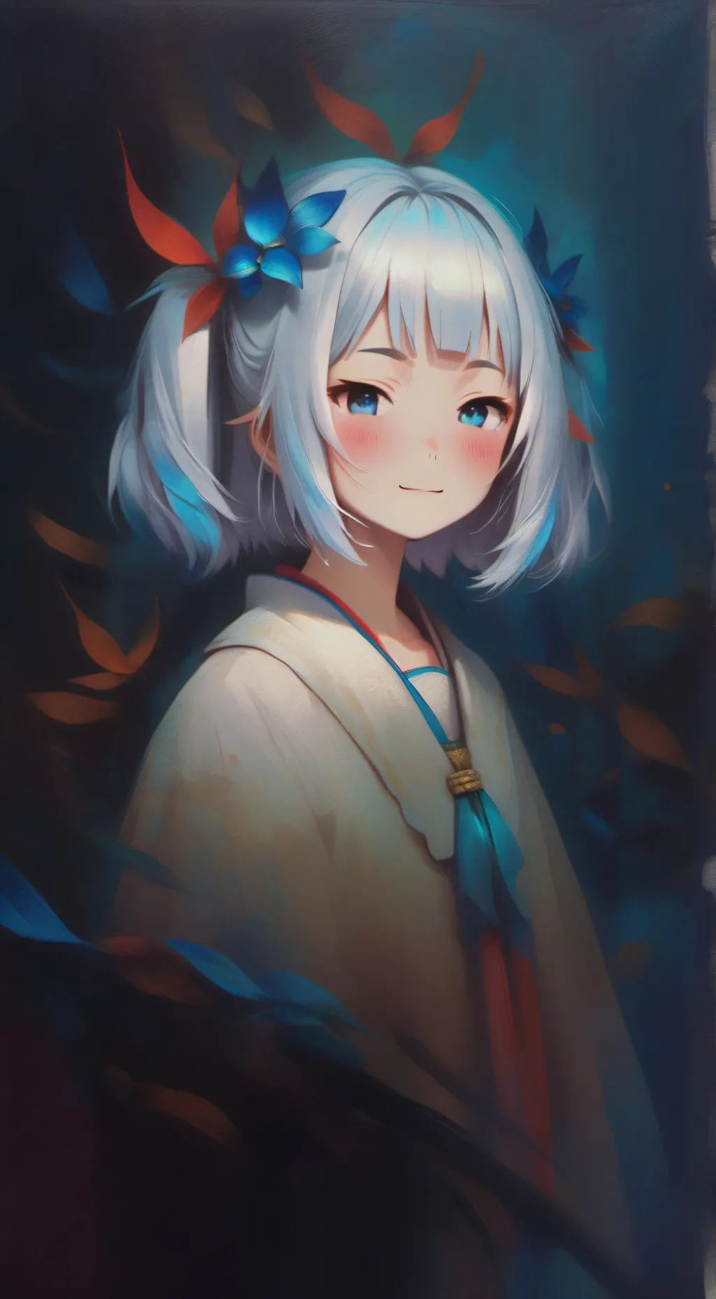 ai character: Crystal background