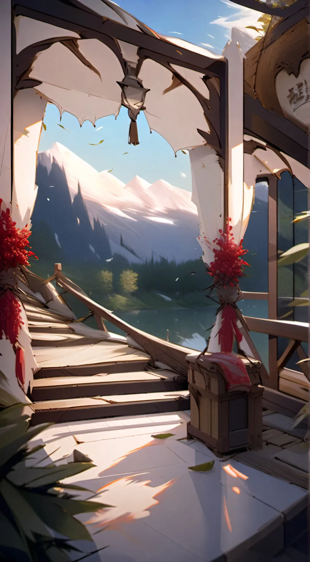 ai character: Little wolf background