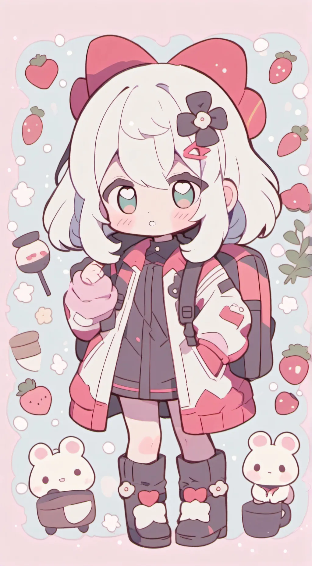 ai character: Announcement  background