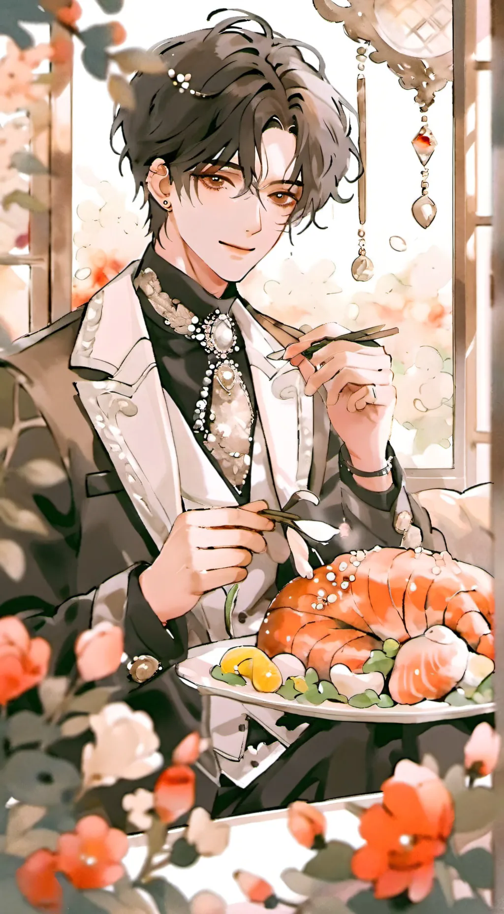 ai character: Hugo🌹 background