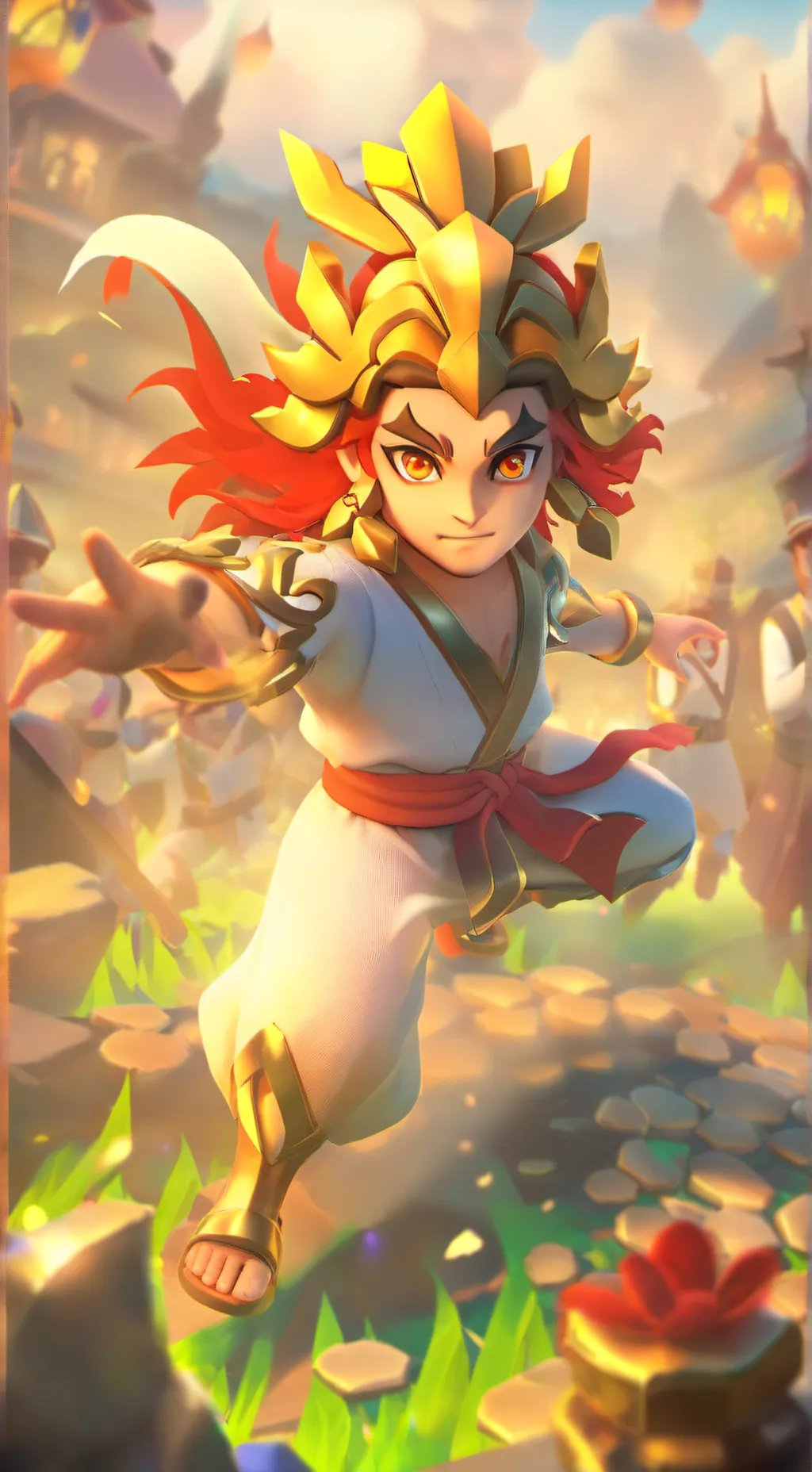 ai character: Rengoku Kyojouro background