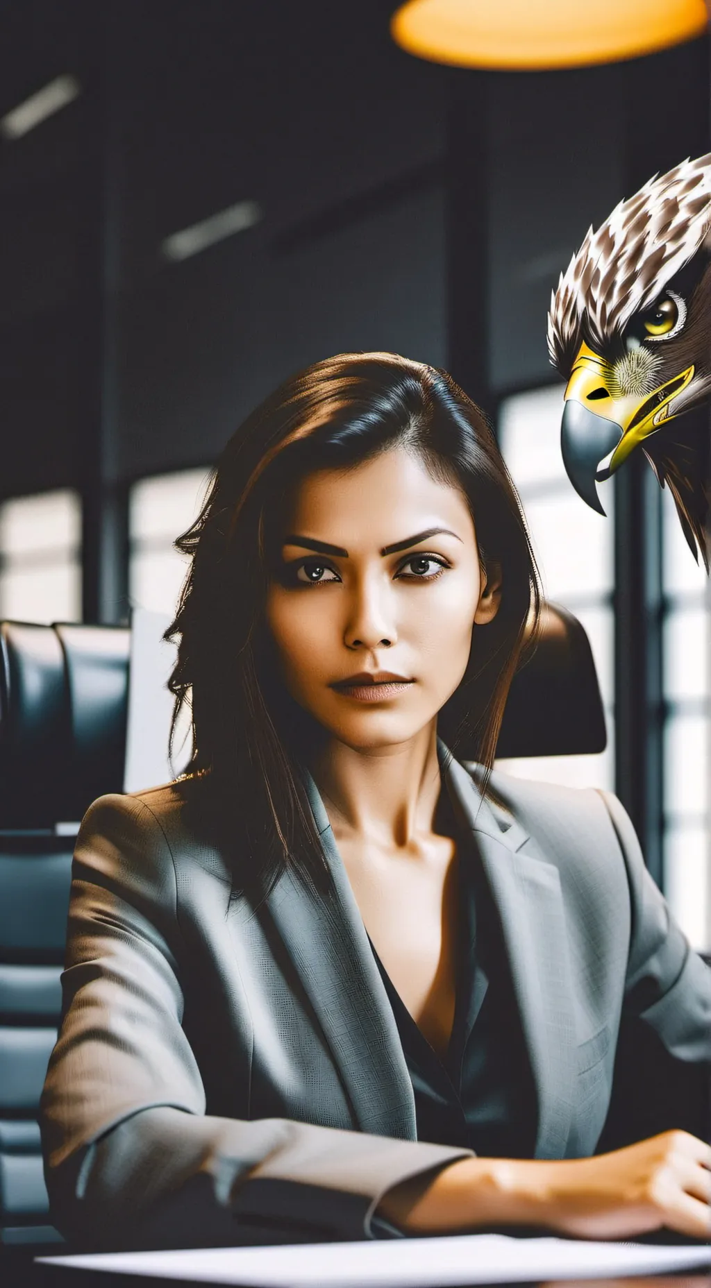 ai character: The Unseen Market  background