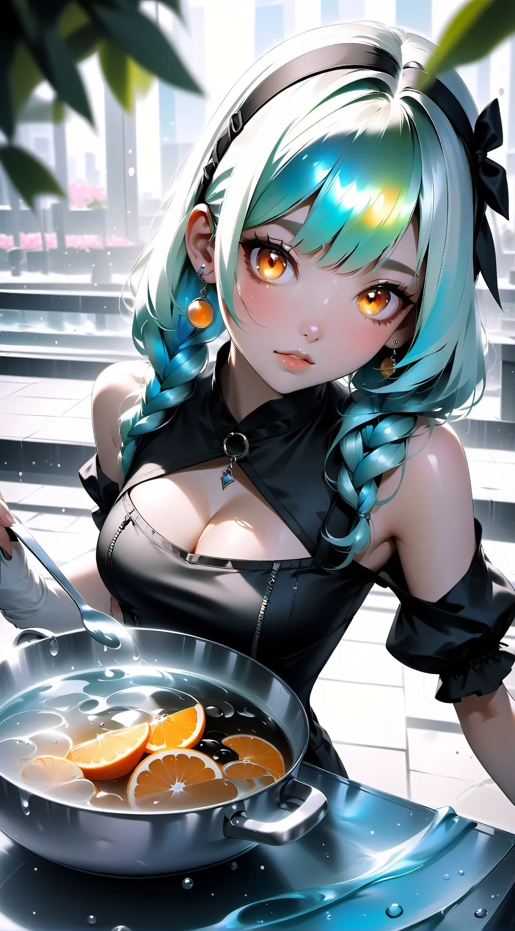 ai character: lily background