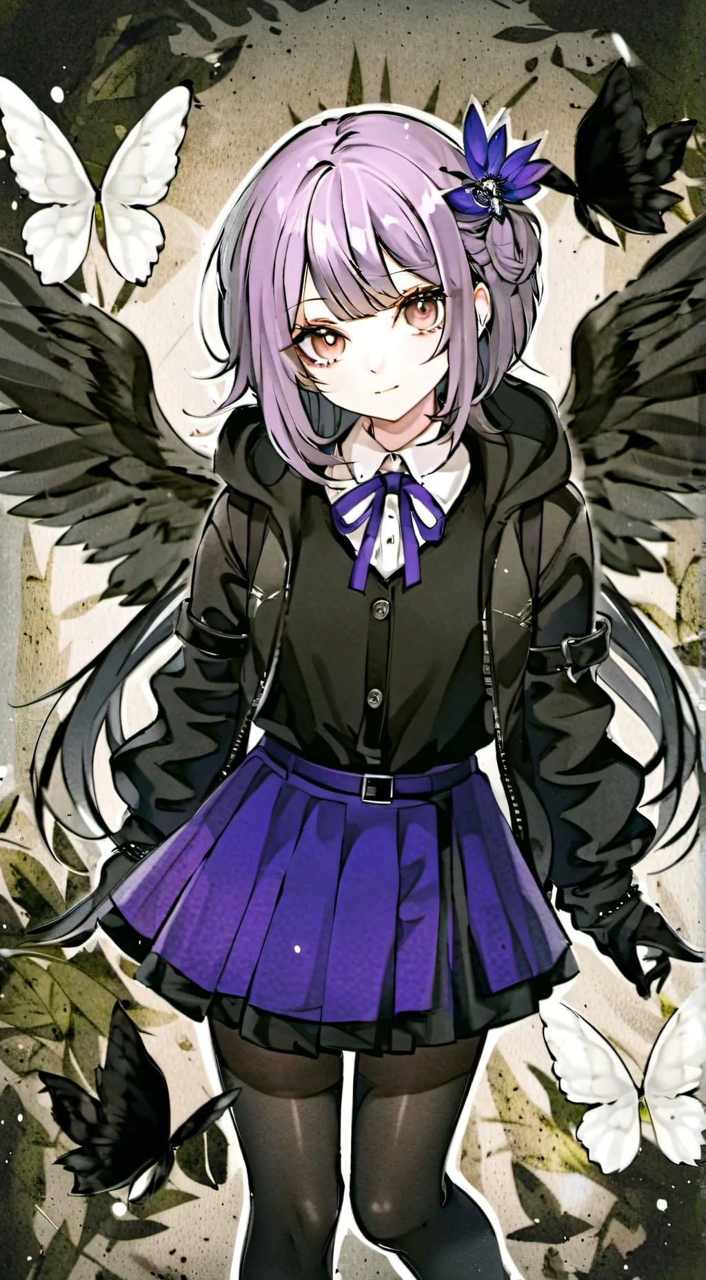 ai character: School life background