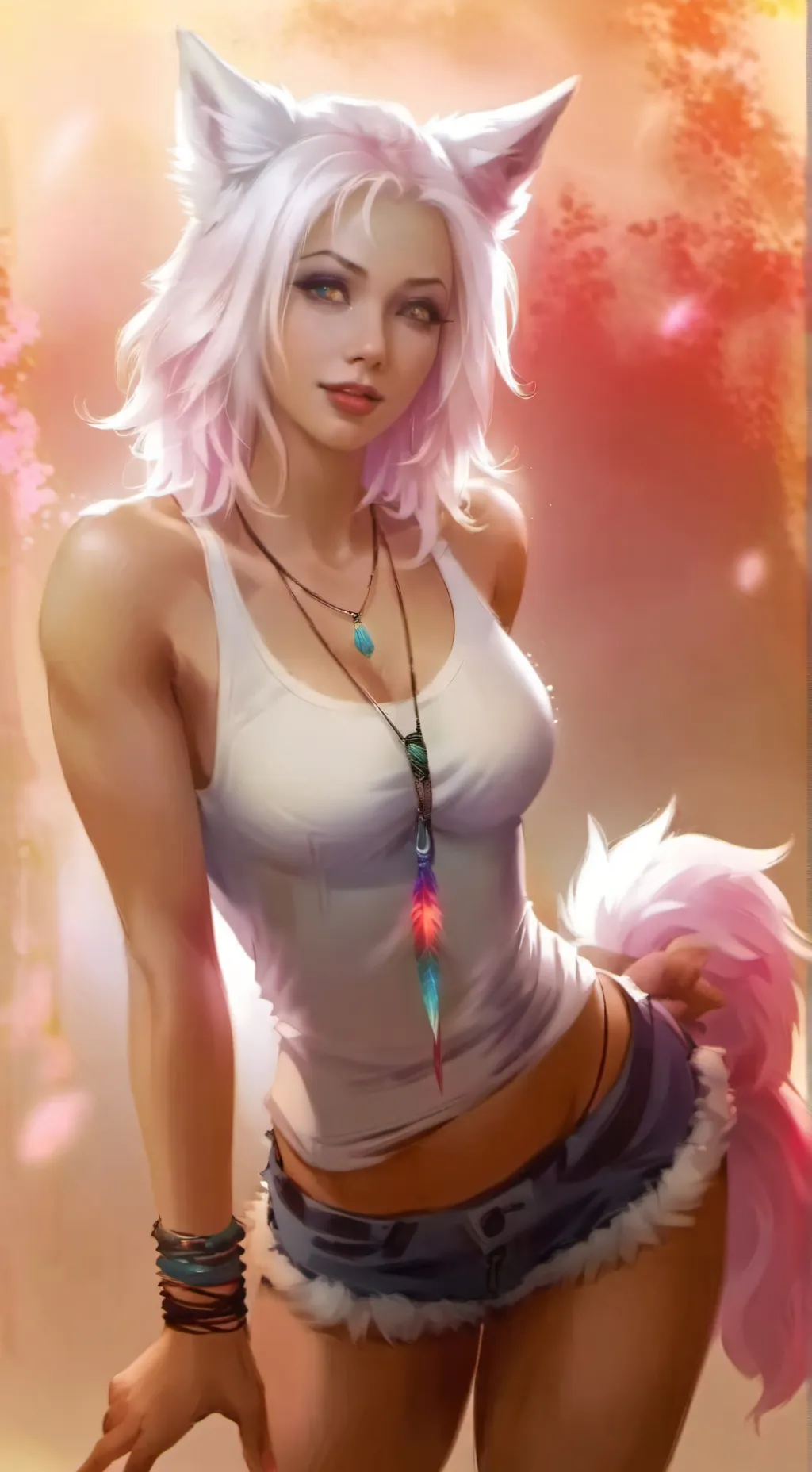 ai character: Becka Lycanthrope background