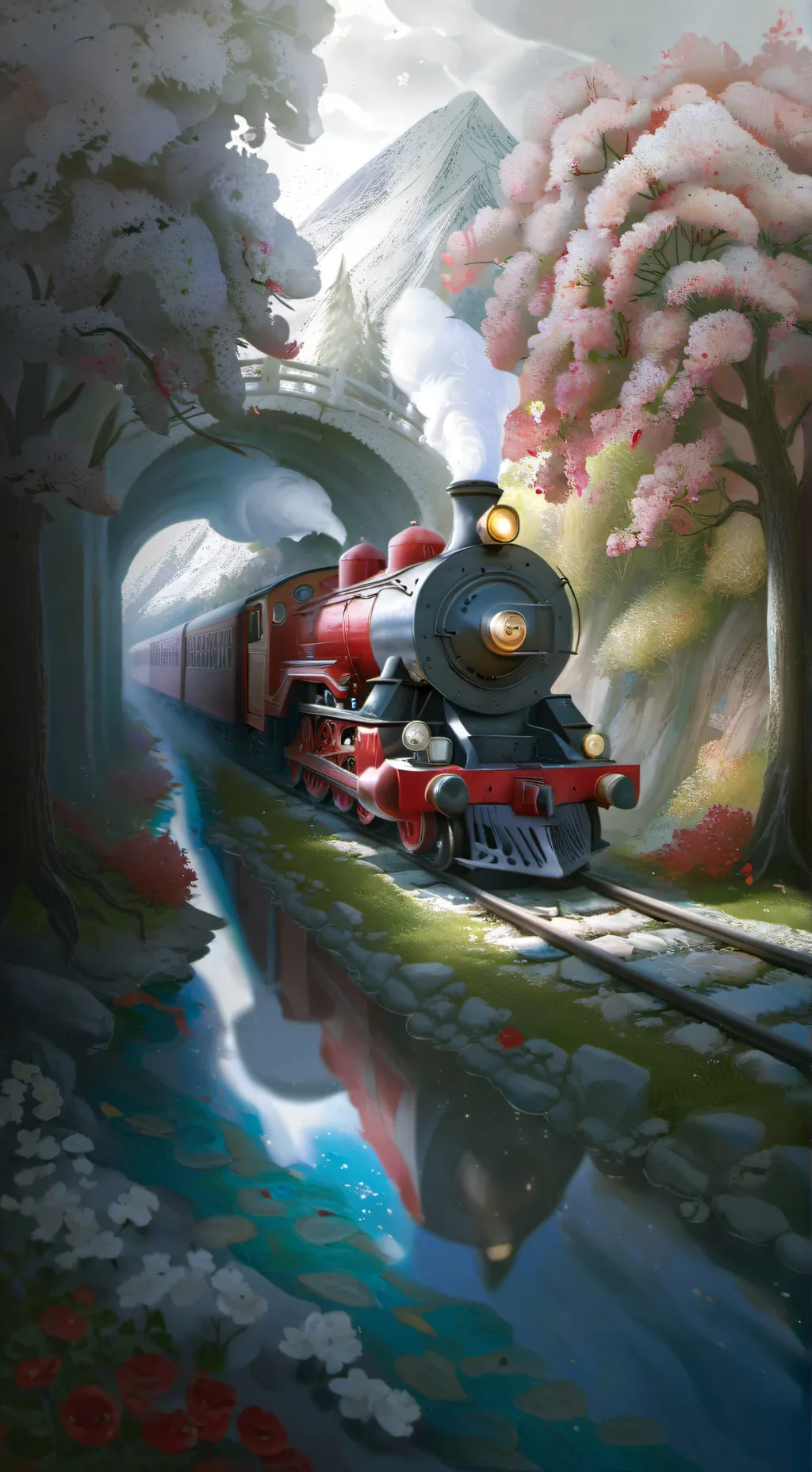 ai character: Hogwarts express 🏰 background