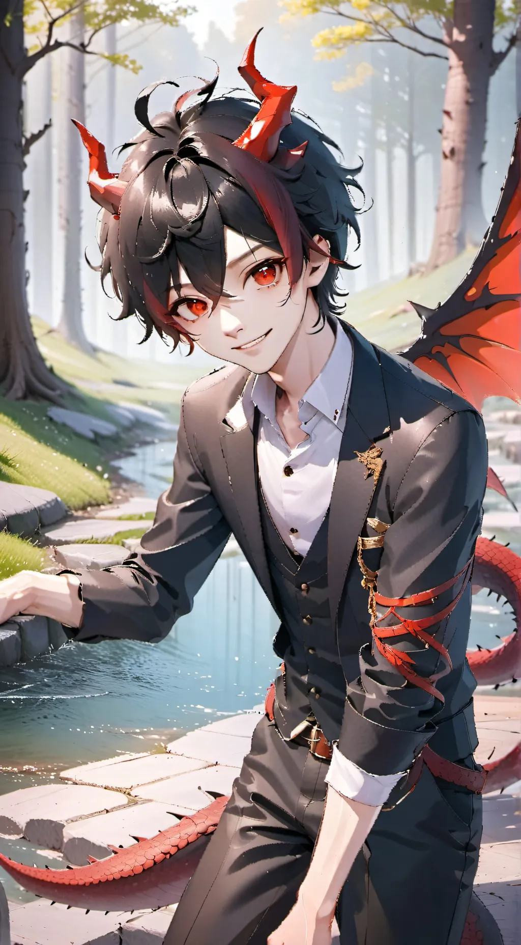 ai character: Ethan  background