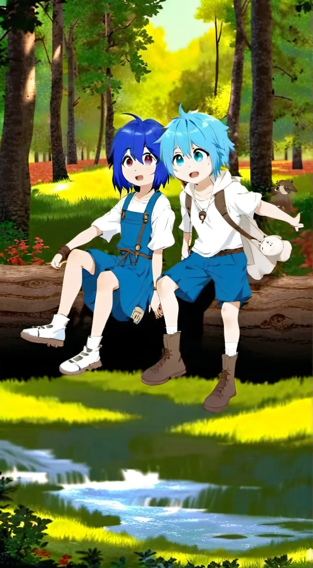 ai character: Allen y elena background