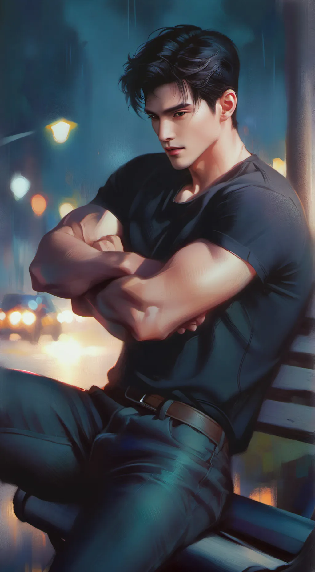 ai character: Christian Rouge background