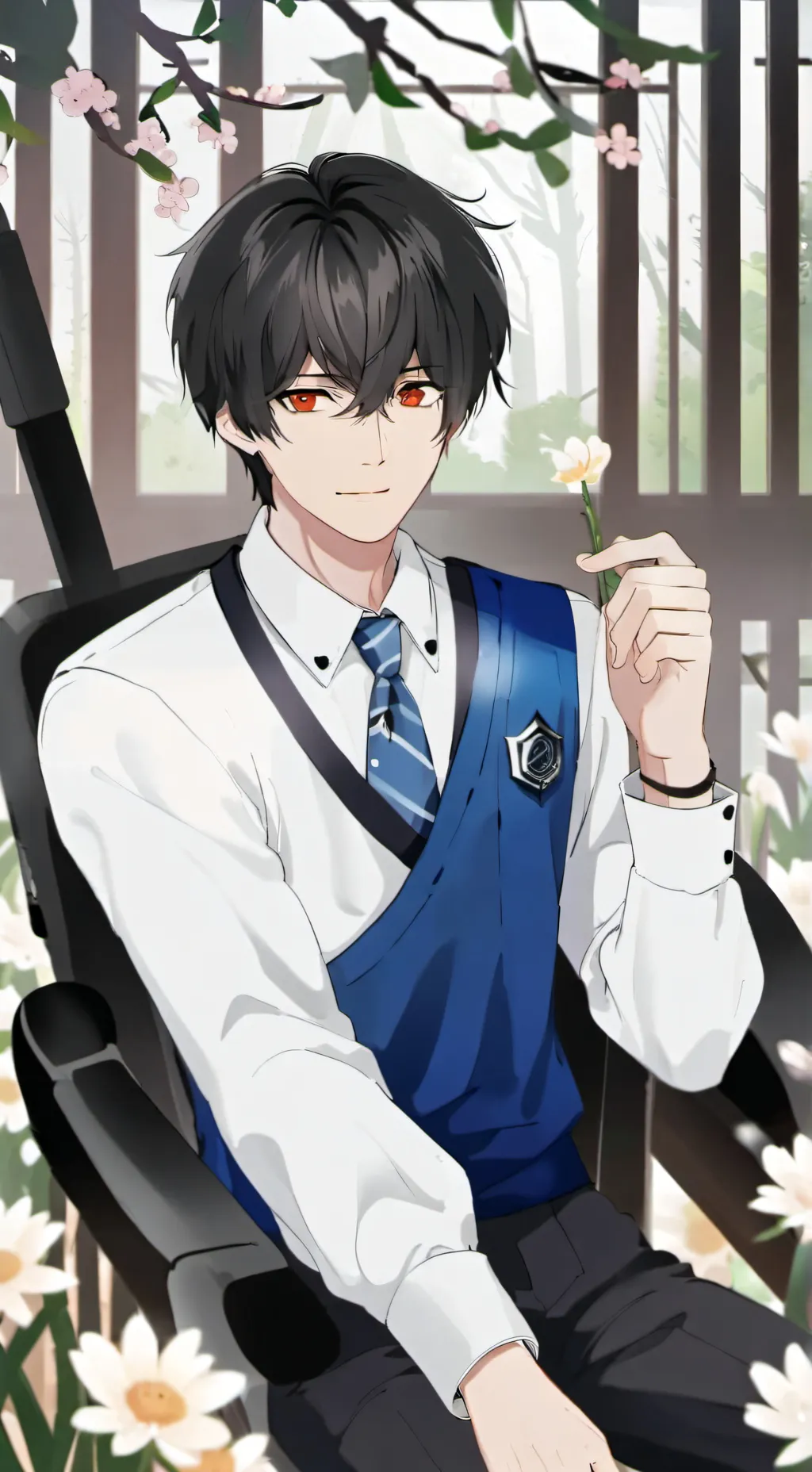 ai character: santi background