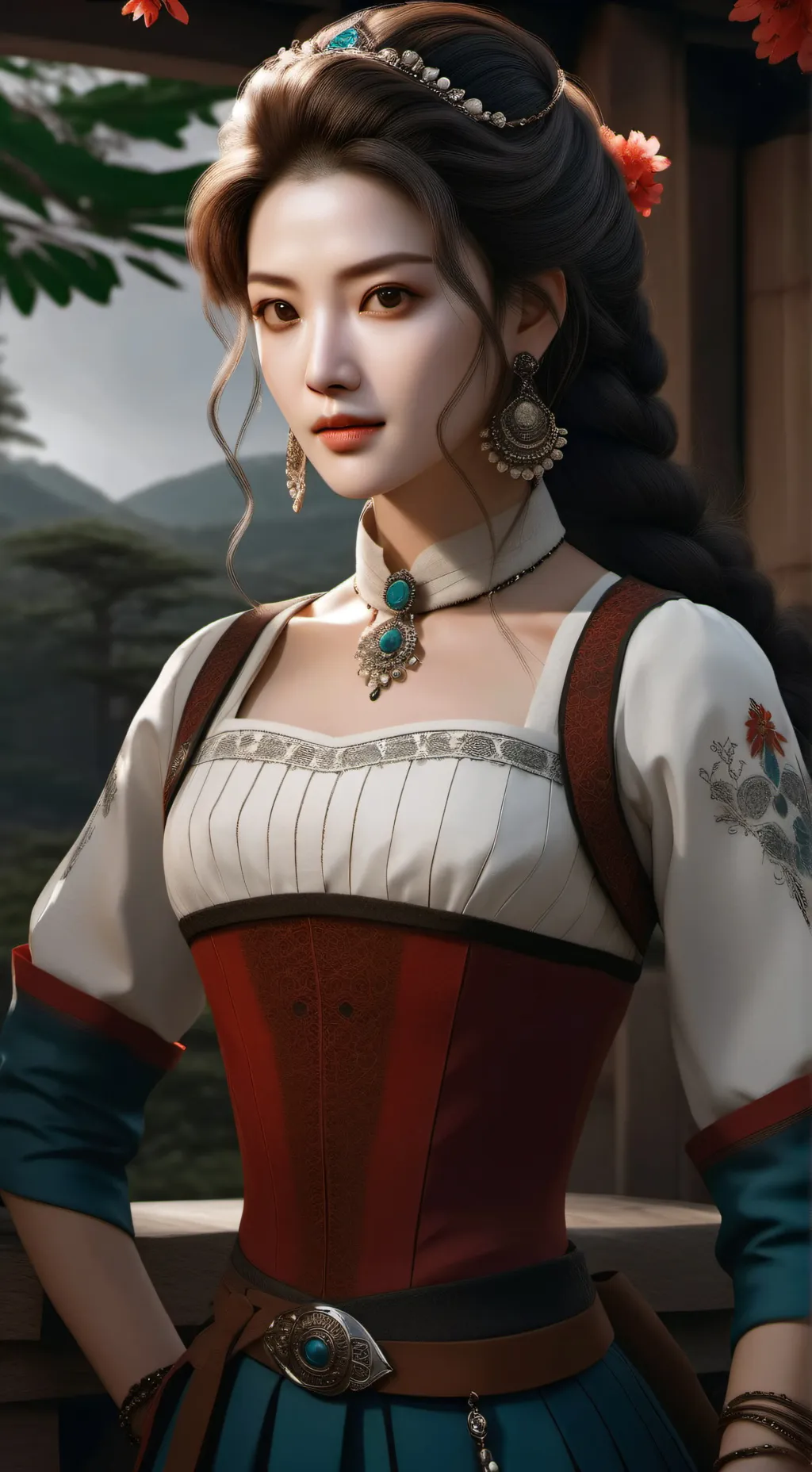 ai character: School  background