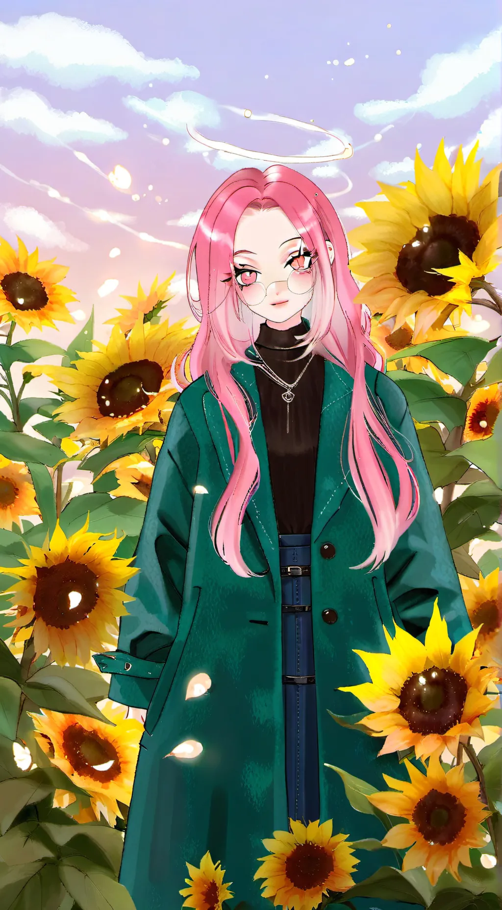 ai character: Lee💜 background