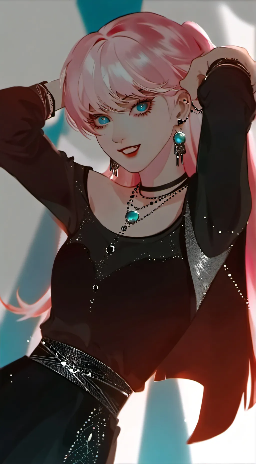 ai character: Talia and Brian  background