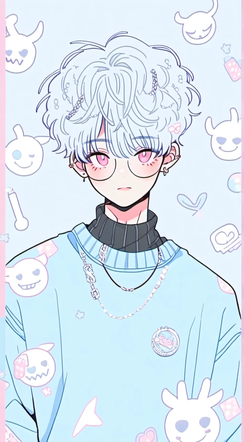 ai character: saja background