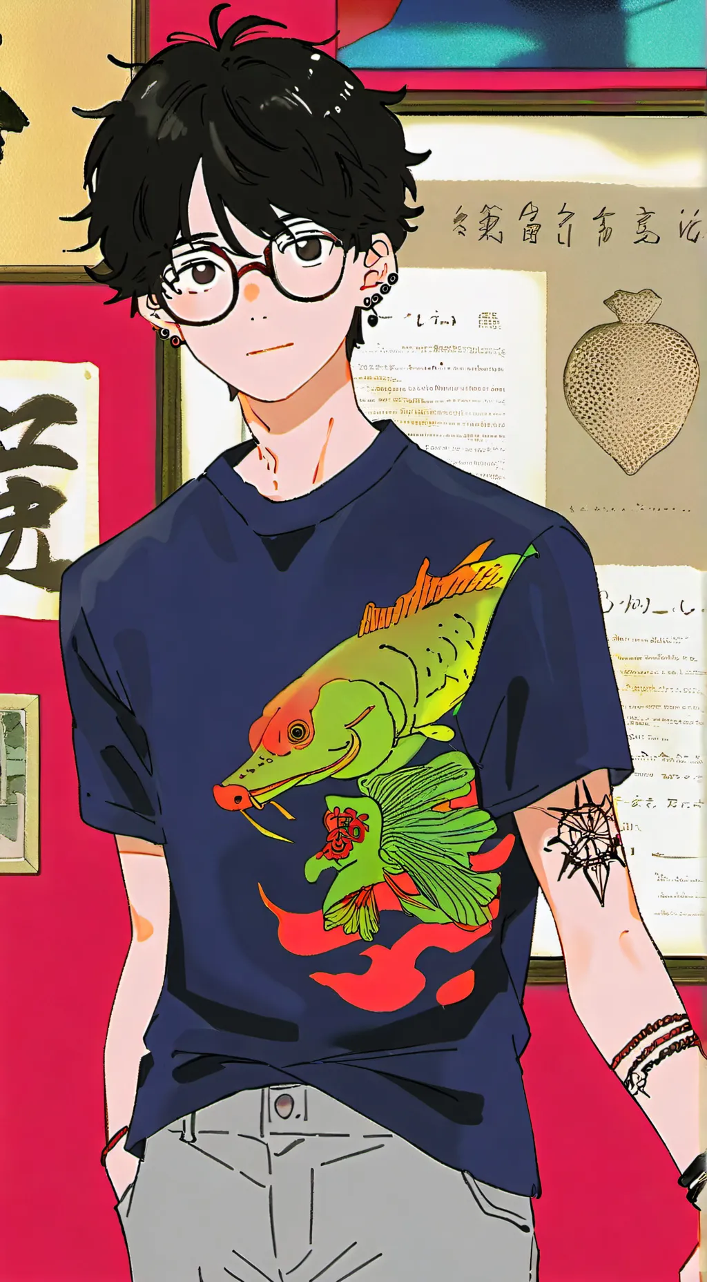 ai character: Ethan background