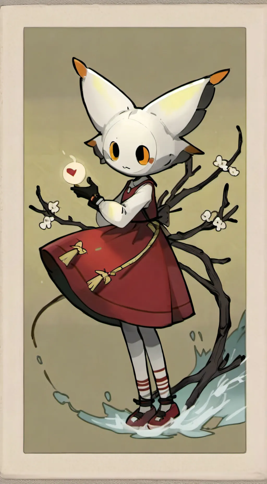 ai character: dw love you  background