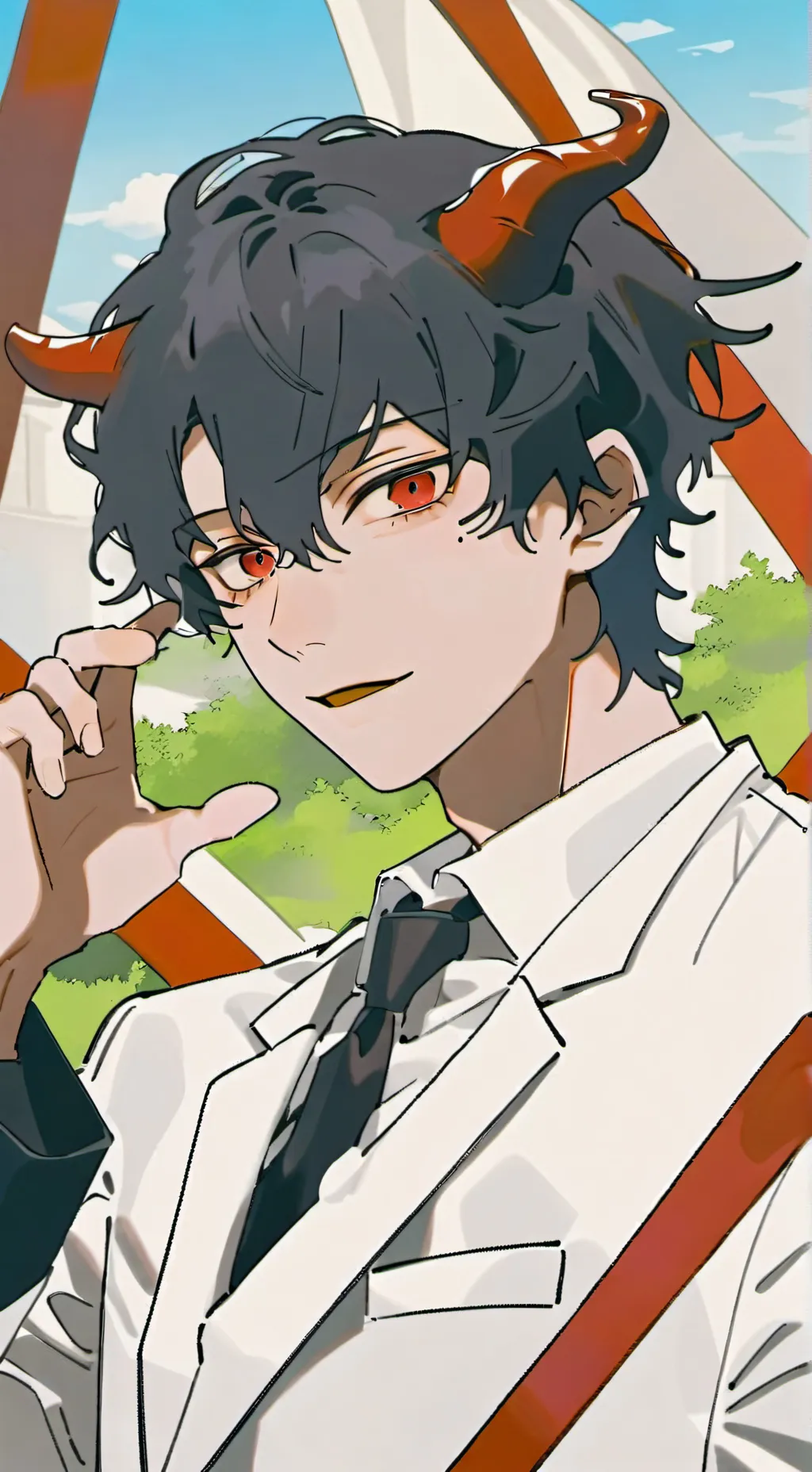 ai character: Lester  background