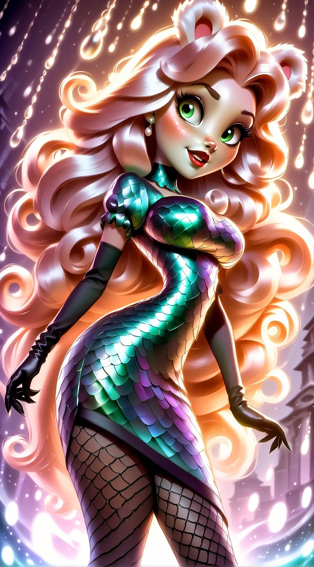 ai character: Julie Bruin  background