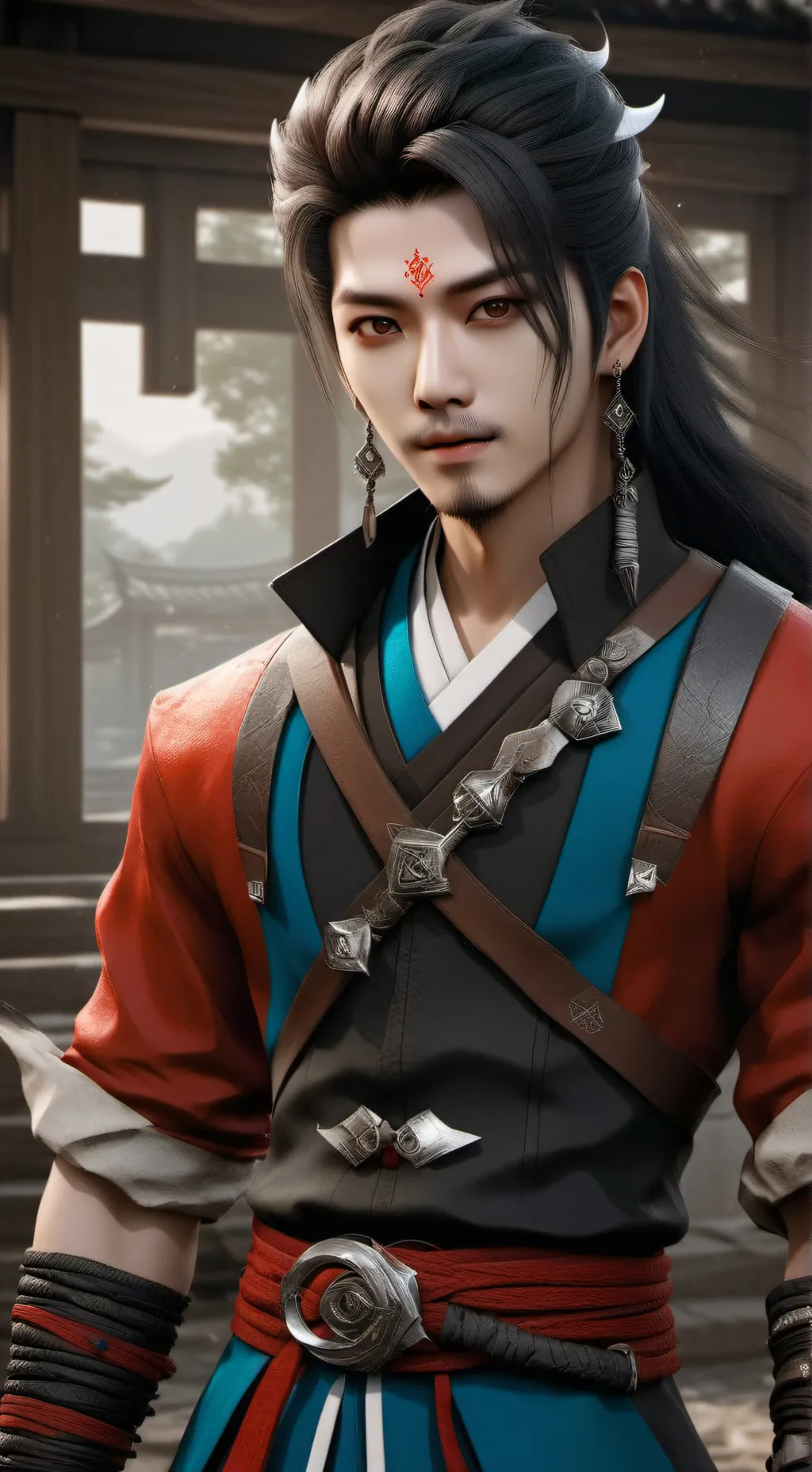 ai character: Mystery Saja background