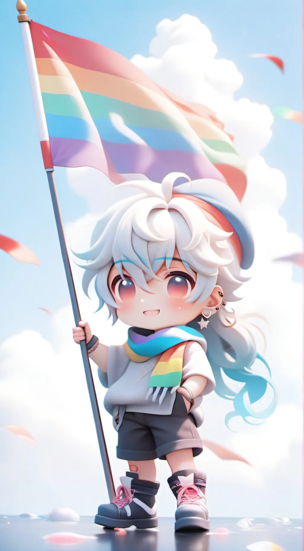 ai character: LGBTQ+ COMMUNITY  background