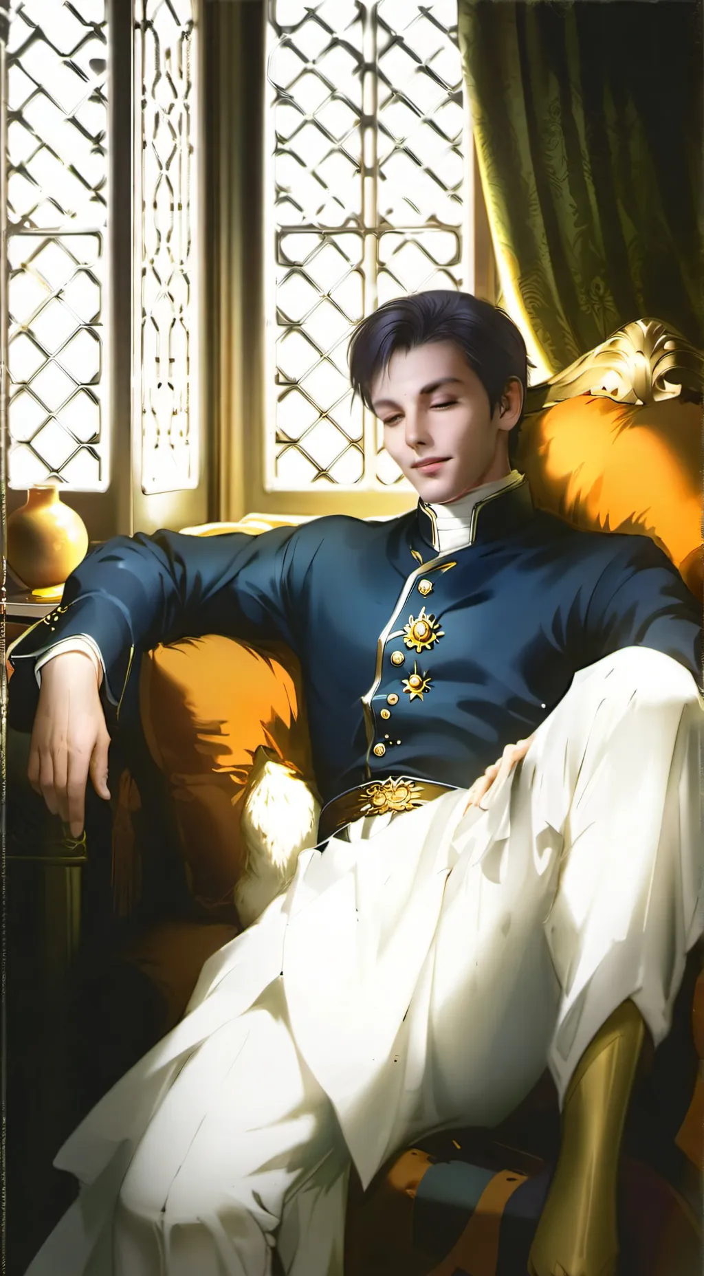 ai character: Isaac Godfrey background