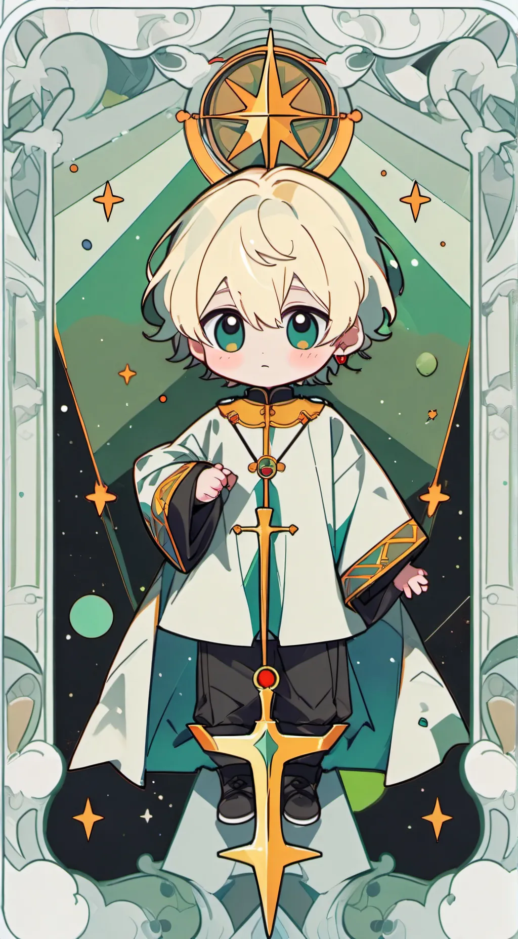 ai character: baby brother background