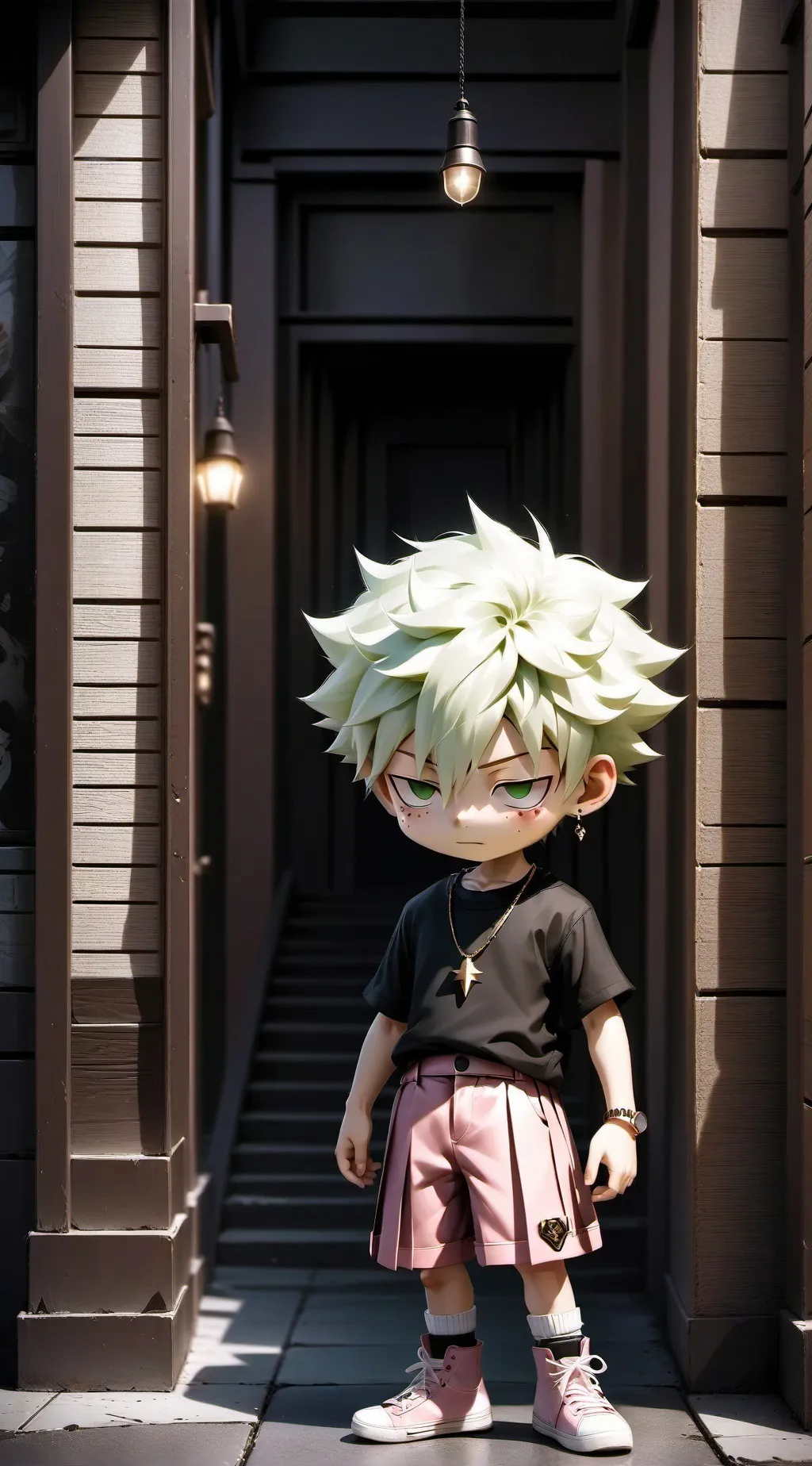 ai character: BakuDeku background