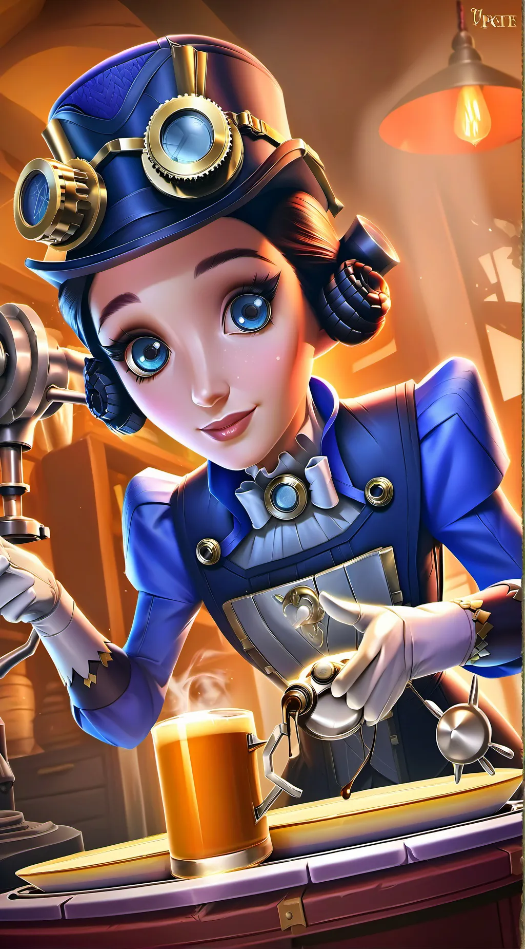 ai character: The Time-Traveling Barista Enthusiast background