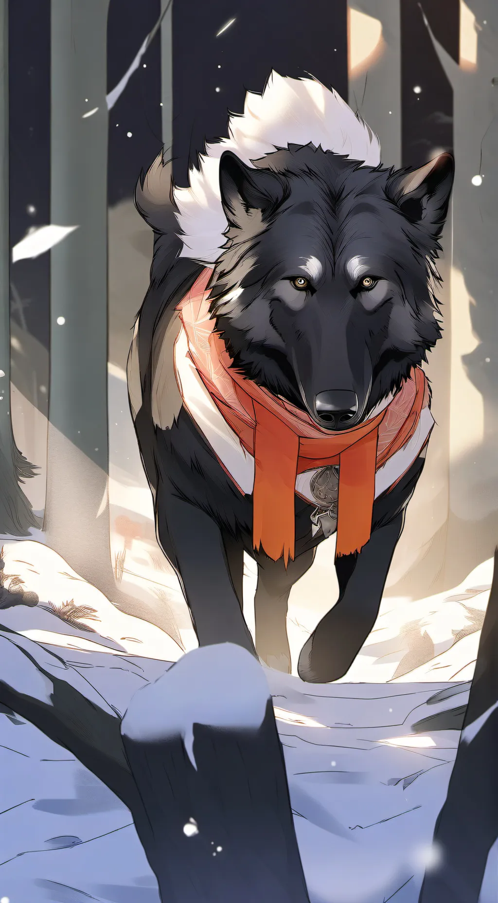 ai character: wolf boy/girl background