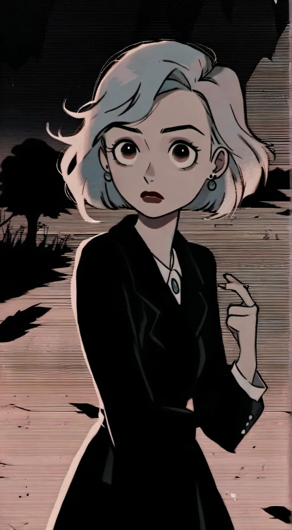 ai character: ashXsallyface background